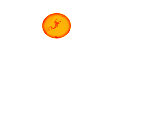 Orange Globe Dot